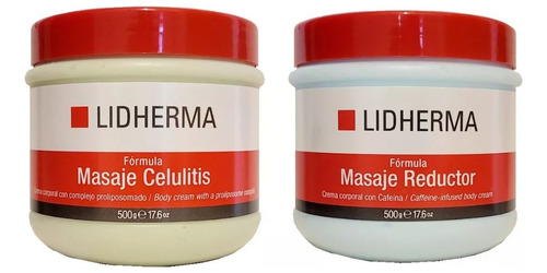 Lidherma Masaje Celulitis Reductor + Masaje Flacidez