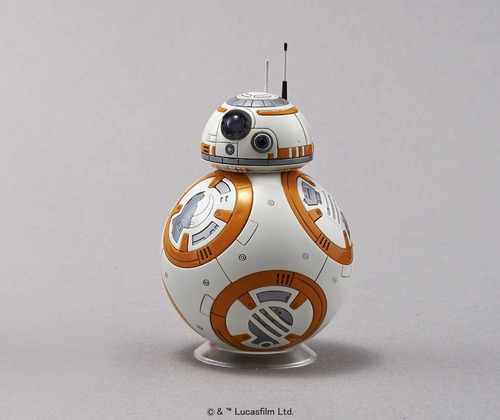 Star Wars Bandai 1/12 Bb-8 & R2-d2 Plastic Model (Usado)