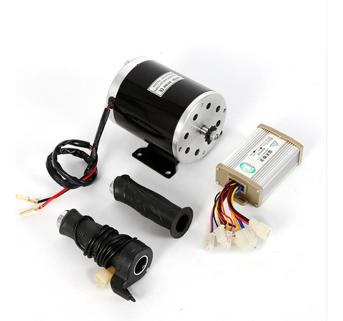 Kit Motor Electrico Escobilla Controlador Velocidad 36 V 800