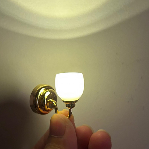 Lámpara De Pared A Escala 1: 12, Modelo De Lámpara De