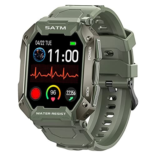 Amaztim Smart Watch, 60 Días De Batería Extra Larga, 2lky0