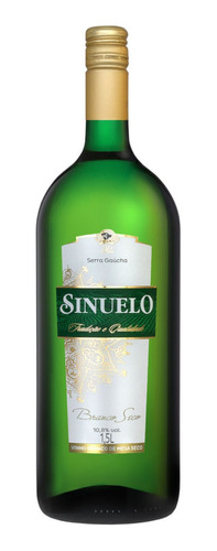 Vinho Sinuelo Branco Seco Serra Gaúcha 1,5 Litros Serra Gaúc