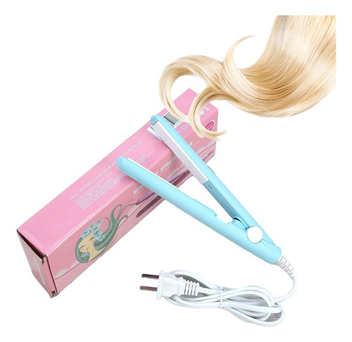 Mini Alisador De Cabelo, Modelador De Cachos 2 Em 1 Para