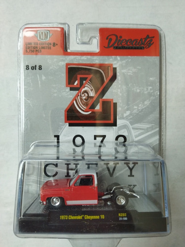 M2 Machines 1973 Chevrolet Cheyenne 10 1973 8/8 Z Rojo Mm5