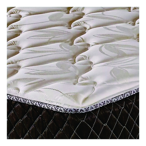 Colchón 2 plazas de espuma Cannon Espuma Exclusive beige y marrón - 140cm x 190cm x 25cm