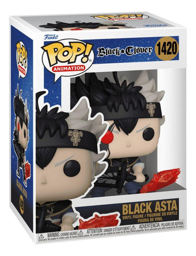 Boneco Funko Pop! Black Clover - Asta Black Divider