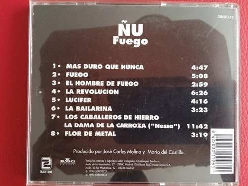 Cd Usado Ñu Fuego Leer Descripción Muro Panzer Banzai Tz013 (Usado)