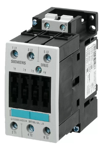Contactor Eléctrico Trifásico De Potencia  Siemens 15kw 400v