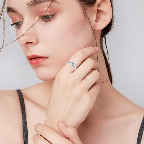 Anillos Corazón Nudo Celta Para Mujer Plata De Ley