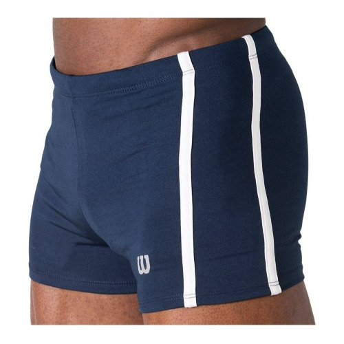 Traje De Baño Short Corto Wilson Hombre Azul