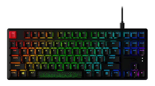 Teclado Gamer Mecânico Hyperx Alloy Origins Core Pbt Hx Azul