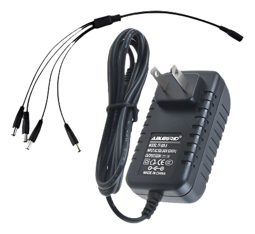 Cargador 4 Puerto 12v 1500ma Dc Adaptador De Corriente Para 