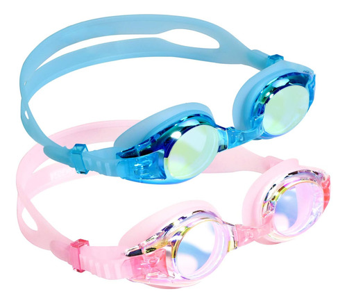 Gafas De Natación Para Niños X2u Aegend Azul Y Rosa