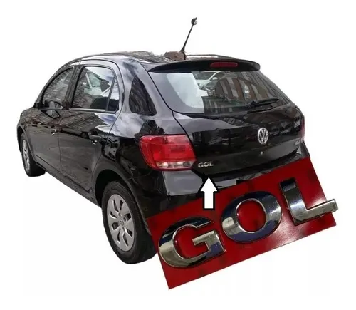 Emblema Cromado Tapa Baul Gol 2009-2016