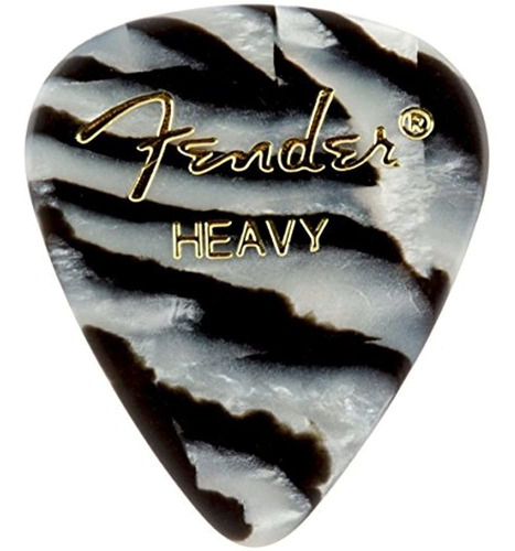 Fender 351 Shape Graphic Picks (paquete De 12) Para Guitarra