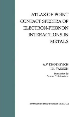 Libro Atlas Of Point Contact Spectra Of Electron-phonon I...