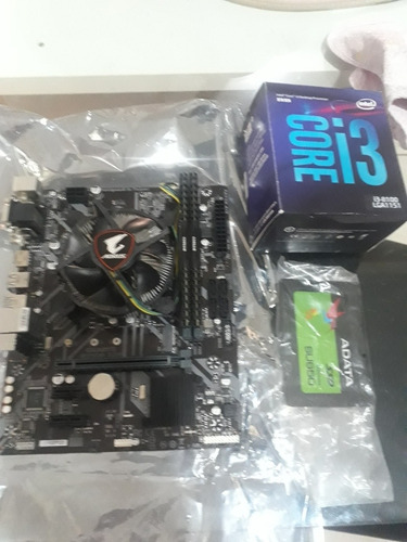 Kit Placa E I3 8100 Ssd240