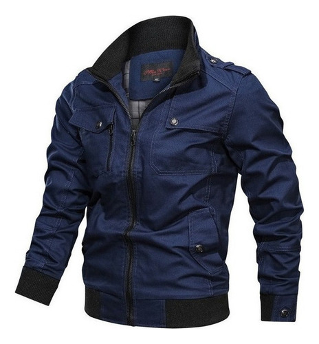 Chaqueta Cortavientos Casual De Aviador Táctico