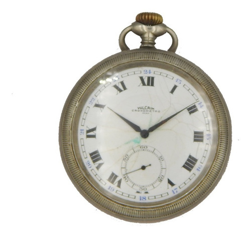 Antiguo Y Exotico Reloj De Bolsillo Vulcain Suizo 1920! (Usado)