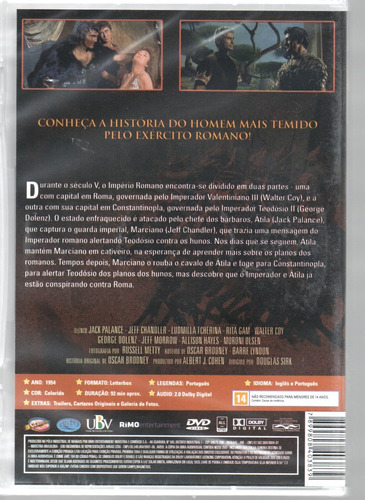 Imagem 2 de 2 de Dvd Atila O Rei Dos Hunos - Classicline - Bonellihq L19