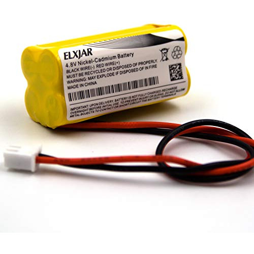 (paquete De 2) Batería Recargable Nicd Aaa De 4.8v 300...