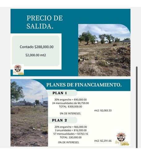 5 Lotes: Barrio El Carmen , Tizayuca, Hgo.