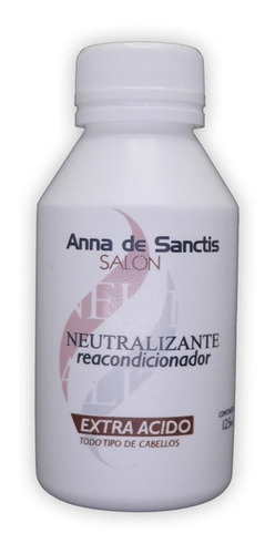 Neutralizante Permanente Pelo Anna De Sanctis X120 Ml