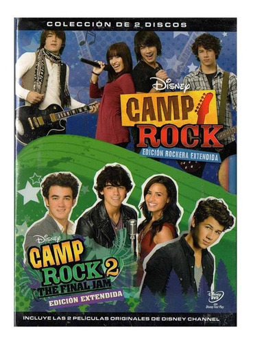 Camp Rock 1 Y 2 Edición Extendida Pelicula Dvd