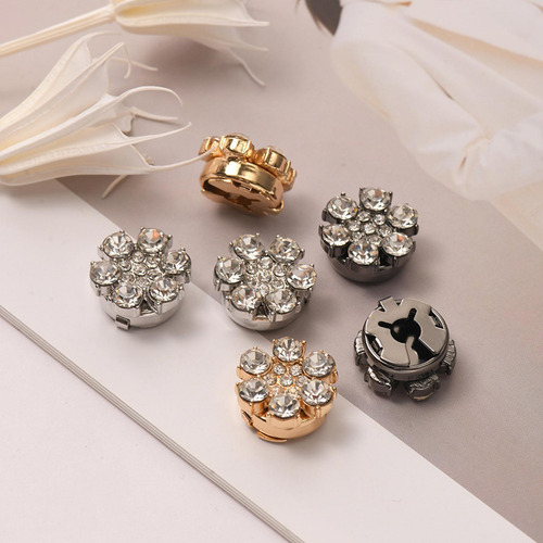 6 Uds Gemelos Camisa Botón Clips Camisa Elegante Accesorios
