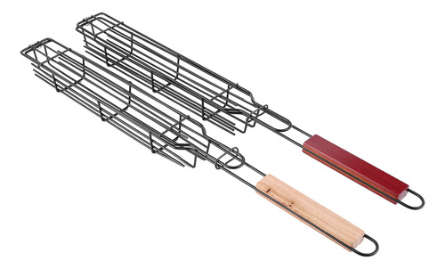 Cesta De Acero Inoxidable Para Asar Salchichas Y Hot Dog
