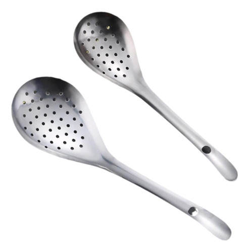 2 Piezas De Cuchara Ranurada De Cocina, Cuchara Para Freír,