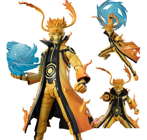 Modelo De Figura De Acción Articulada De Shf Uzumaki Naruto