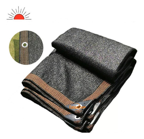 Carpa Lona Vela Malla Sombra Negra 4x5metro