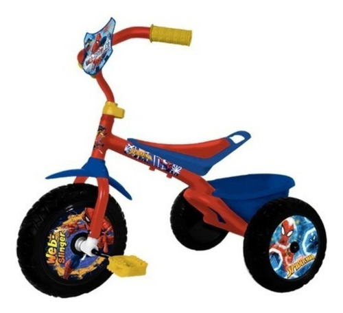Triciclo Infantil Mid Spiderman Hombre Araña Kuma Unibike