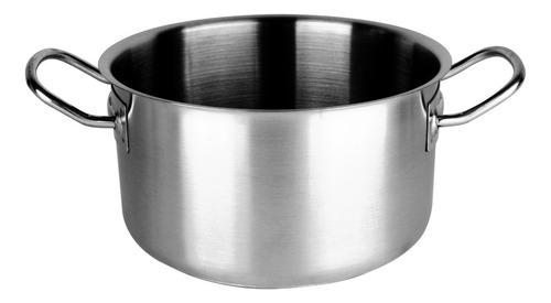Olla Budinera Vencort 2 L Acero Inoxidable Profesional 20cm Color Gris