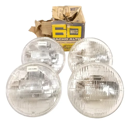 Farol Ge Sealed Beam Brasília Galaxie 130 Mm Original Farol Ge Sealed Beam Brasília Galaxie 130 Mm Original