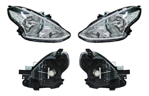 Par De Faros Nissan Versa 2015 2016 2017 2018 2019 Nuevos