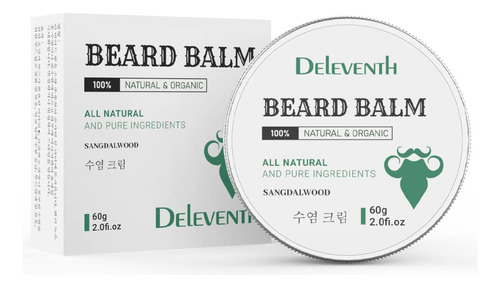 Deleventh Balsamo Para Barba De Marca Coreana, 2.12 Oz/vitam