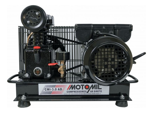 Compressor De Ar Elétrico Portátil Motomil 1 Cv Cmi-3,0/ad