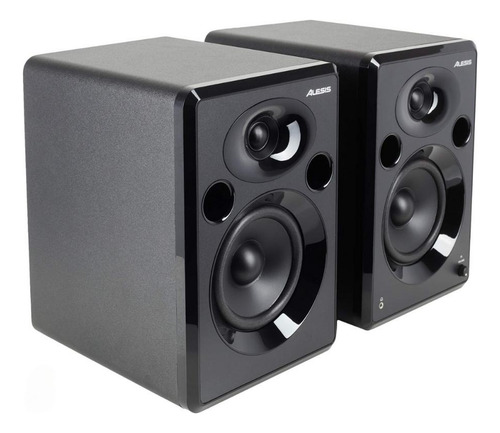 Monitores De Estudio Alesis Elevate 5 Mkii Home Studio Color Negro