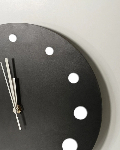 Reloj De Pared De Madera Analógico De Diseño Denver 40x40