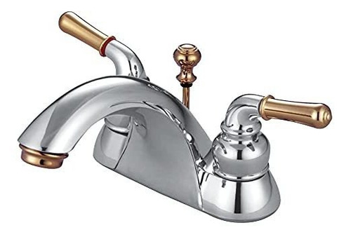 Kingston Brass Kb2624 Naples - Juego De Centro Para Lavabo (