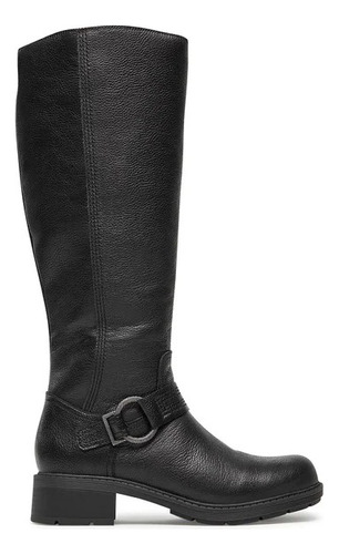 Bota Cuero Mujer  Alta Clarks Hearth Rae Black  74241 