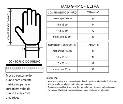 Hand Grip Cf Ultra Skyhill Cor Verde Tamanho M