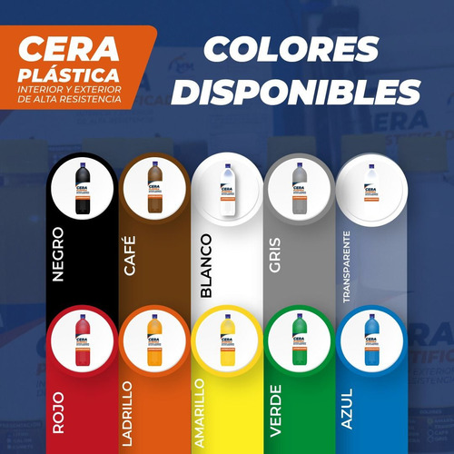 Cera Plástica Pisos Rústicos - L A $39 - L a $29900