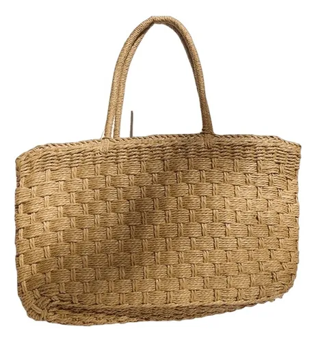 Carteras de rafia de colores sale