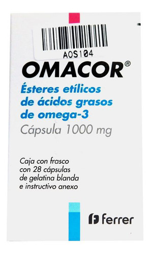 Omacor 1000 Mg Frasco Con 28 Cápsulas