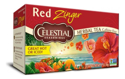 Chá Red Celestial Seasonings 20 Sachês 49g