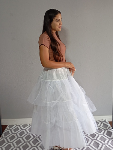 Anágua Saiote Saia Com Armação Para Casamento E Candomblé