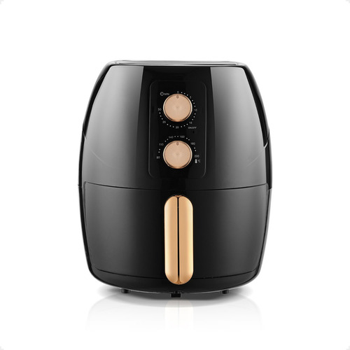 Fritadeira Sem Oleo Elétrica Air Fryer Eps-123 Preto/dourado 127v